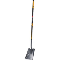 Pro Square Point Shovel, Fibreglass, Tempered Steel Blade, Straight Handle, 48" Long Distribution Industrielle GC
