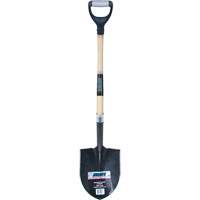 Heavy-Duty Round Point Shovel, Carbon Steel Blade, Hardwood, D-Grip Handle Distribution Industrielle GC