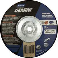 Gemini&reg; Saucer Wheel, 7" x 1/4", 5/8"-11 Arbor, Aluminum Oxide, Type 28 Distribution Industrielle GC