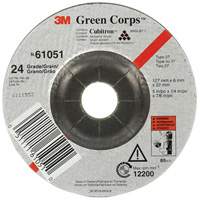 Meule flexible Green Corps, 5" x 1/4", Arbre 7/8", C&eacute;ramique, Type 1 Distribution Industrielle GC