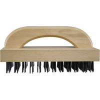 Brosses bloc de boucher &agrave; fils plats, Fil en acier plat, 8 x 12 rangs de fils, Longueur 9" Distribution Industrielle GC