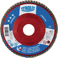 Disque &agrave; lamelles Long Life 5", 5" x 7/8", Type 27, Grain 40, Zirconium Distribution Industrielle GC