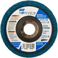 Vortex Non-Woven Disc, 4-1/2" Dia. x 1/2" W, 7/8" Arbor, Aluminum Oxide Distribution Industrielle GC