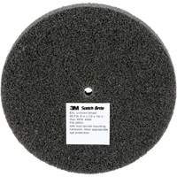 Scotch-Brite EXL Unitized Wheel, 5" x 1/2", 1/4" Arbor, Fine Grit, Silicon Carbide Distribution Industrielle GC