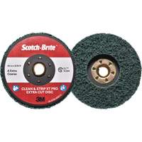 Scotch-Brite Clean & Strip XT Pro Extra Cut Disc, 4-1/2" Dia., Extra Coarse Grit, Aluminum Oxide Distribution Industrielle GC
