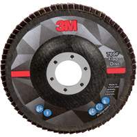 Disque &agrave; lamelles &agrave; changement rapide 769F, 5" x 7/8", Type 27, Grain 40+, C&eacute;ramique Distribution Industrielle GC
