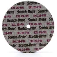 Scotch-Brite EXL Unitized Wheel, 6" x 1/4", 1/4" Arbor, Fine Grit, Silicon Carbide Distribution Industrielle GC