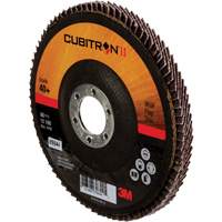 Disque &agrave; lamelles 969F Cubitron II , 5" x 7/8", Type 27, Grain 40+, C&eacute;ramique Distribution Industrielle GC