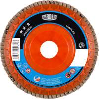 Premium LongLife Flap Disc, 4-1/2" x 7/8", Type 27, 120 Grit, Zirconium Distribution Industrielle GC