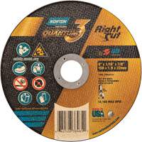 Quantum3 RightCut Cut-Off Wheel, 6" x 1/16", 7/8" Arbor, Type 01/41, Aluminum Oxide, 10185 RPM Distribution Industrielle GC