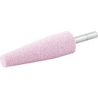 Vitrified Bond Mounted Point, A1, Aluminum Oxide, 3/4" Dia., 2-1/2" L, 80 Grit Distribution Industrielle GC