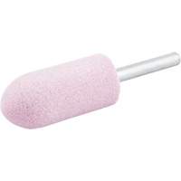 Vitrified Bond Mounted Point, A11, Aluminum Oxide, 7/8" Dia., 2" L, 80 Grit Distribution Industrielle GC