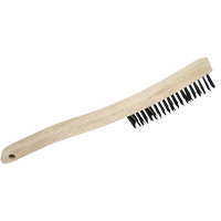3LH Hand Scratch Brush, Carbon Steel, 3 x 19 Wire Rows, 13-3/4" Long Distribution Industrielle GC