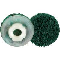 Disque de conditionnement pr&eacute;cis de surface Roloc Scotch-Brite PN-DS, 3/4" dia., Grain Fin, C&eacute;ramique Distribution Industrielle GC