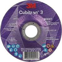 Cubitron 3 Cut-Off Wheel, 4-1/2" x 0.045", 7/8" Arbor, Type T27, Ceramic, 13300 RPM Distribution Industrielle GC