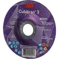 Cubitron 3 Cut-Off Wheel, 4-1/2" x 0.045", 7/8" Arbor, Type T27, Ceramic, 13300 RPM Distribution Industrielle GC