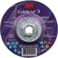 Meule &agrave; tronçonner Cubitron 3, 4-1/2" x 0,09", Arbre de 5/8"-11, Type T27, C&eacute;ramique, 13 300 Tr/min Distribution Industrielle GC