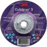 Cubitron 3 Cut-Off Wheel, 4-1/2" x 0.045", 5/8"-11 Arbor, Type T27, Ceramic, 13300 RPM Distribution Industrielle GC