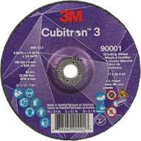 Meule a moyeu d&eacute;port&eacute; Cubitron 3, 4" x 1/4", Arbre 3/8", C&eacute;ramique, Type T27 Distribution Industrielle GC