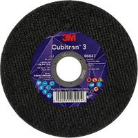 Cubitron 3 Cutting Disc, 5" x 9/32", 3/8" Arbor, Type 41 Distribution Industrielle GC