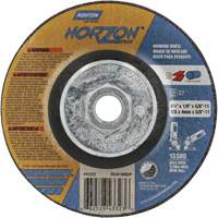 NorZon Plus SGZ CA Grinding & Cutting Wheel, 4-1/2" x 1/8", 5/8"-11 Arbor, Type 27, Ceramic Alumina Distribution Industrielle GC