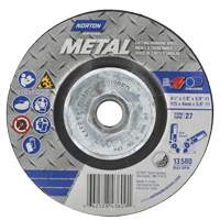 Metal Grinding & Cutting Wheel, 4-1/2" x 1/8", 5/8"-11 Arbor, Type 27, Aluminum Oxide Distribution Industrielle GC