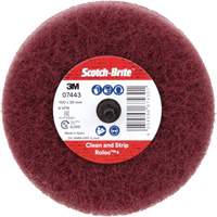 Scotch-Brite Roloc Plus General Purpose Scuffing Wheel, 4" Dia. Distribution Industrielle GC