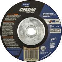 Gemini Flexible A AO Grinding and Cutting Wheel, 4-1/2" x 1/8", 5/8"-11 Arbor, Type 29, Aluminum Oxide, 13580 RPM Distribution Industrielle GC