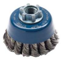 Knotted Wire Cup Brush, 2-3/4" Dia. x 5/8"-11 Arbor Distribution Industrielle GC