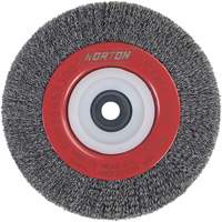 Roue d'&eacute;tabli sertie, 6" dia., Fils 0,014", Arbre 1/2"-2 Distribution Industrielle GC