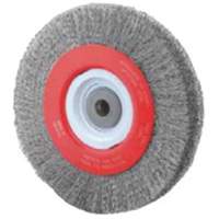 Roue d'&eacute;tabli sertie, 8" dia., Fils 0,014", Arbre 1/2"-2 Distribution Industrielle GC