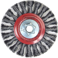 Roue compl&egrave;te de c&acirc;ble de torsion, Dia. 4", Fils 0,02", Arbre 5/8"-11, Acier Distribution Industrielle GC