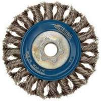 Roue compl&egrave;te de c&acirc;ble de torsion, Dia. 5", Fils 0,02", Arbre 5/8"-11, Acier inoxydable Distribution Industrielle GC