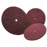Disque non tiss&eacute; tr&egrave;s r&eacute;sistant Bear-Tex, 6" dia., Grain Tr&egrave;s fin, Oxyde d'aluminium Distribution Industrielle GC