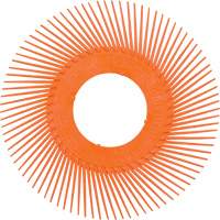 Scotch-Brite Type C Precision Radial Bristle Brush PN-RB without Adapter, Ceramic, 80+ Grit, 7-5/8" Dia. Distribution Industrielle GC