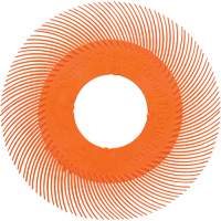 Scotch-Brite Type C Precision Radial Bristle Brush PN-RB without Adapter, Ceramic, 80+ Grit, 6" Dia. Distribution Industrielle GC