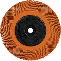 Scotch-Brite Type C Precision Radial Bristle Brush PN-RB with Adapter, Ceramic, 80+ Grit, 6" Dia. Distribution Industrielle GC