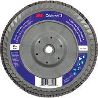 Disque &agrave; lamelles conique 1169F Cubitron 3 &agrave; changement rapide, 7" x 5/8"-11, Type T29, Grain 40+, C&eacute;ramique Distribution Industrielle GC