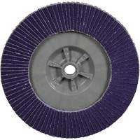 Disque &agrave; lamelles plate 1169F Cubitron 3 &agrave; changement rapide, 6" x 5/8"-11, Type T27, Grain 80+, C&eacute;ramique Distribution Industrielle GC