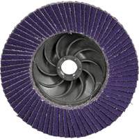 Disque &agrave; lamelles conique 1169F Cubitron 3 &agrave; changement rapide, 4-1/2" x 5/8"-11, Type T29, Grain 80+, C&eacute;ramique Distribution Industrielle GC