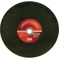 Disque &agrave; tronçonner Green Corps, 13-9/10" x 0,118", Arbre de 1", C&eacute;ramique, 20 000 Tr/min Distribution Industrielle GC