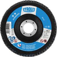 ZA 40 - B425 Standard 2-in-1 Flap Disc, 5" x 7/8", Type 27A, 40 Grit, Zirconia Alumina Distribution Industrielle GC