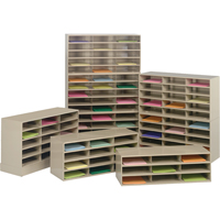 Organisateurs de donn&eacute;es, Stationnaire, 9 fentes, Acier, 33-3/4" la x 11-5/8" p x 10-3/4" h Distribution Industrielle GC