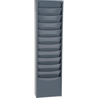 Pr&eacute;sentoirs, Stationnaire, 11 fentes, Acier, 9-3/4" la x 4-1/8" p x 36" h Distribution Industrielle GC