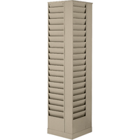 Pr&eacute;sentoirs, Rotatif, 23 fentes, Acier, 14-1/8" la x 14-1/8" p x 66" h Distribution Industrielle GC