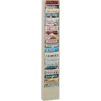 Porte-documents, Mural, 20 fentes, Acier, 9-3/4" la x 4-1/8" p x 58" h Distribution Industrielle GC