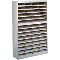 Heavy-duty Literature Organizers, Stationary, 60 Slots, Steel, 37-1/2" W x 12-3/4" D x 60" H Distribution Industrielle GC