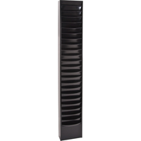 Pr&eacute;sentoirs, Stationnaire, 23 fentes, Acier, 9-3/4" la x 4-1/8" p x 65-1/2" h Distribution Industrielle GC