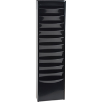 Pr&eacute;sentoirs, Stationnaire, 11 fentes, Acier, 9-3/4" la x 4-1/8" p x 36" h Distribution Industrielle GC