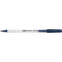 Bic&reg; Round Stic Ball Point Pen, Blue, 1 mm Distribution Industrielle GC